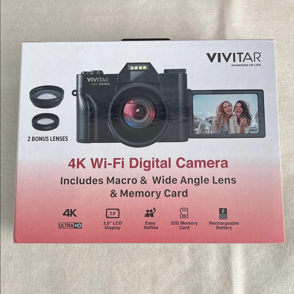 Vivitar 4K Wi-Fi Digital Camera